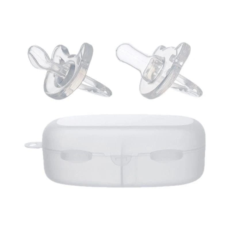 Y4QA Baby Soothers Soft Silicone Pacifiers To Ease Weaning For 0-18 Month Infants