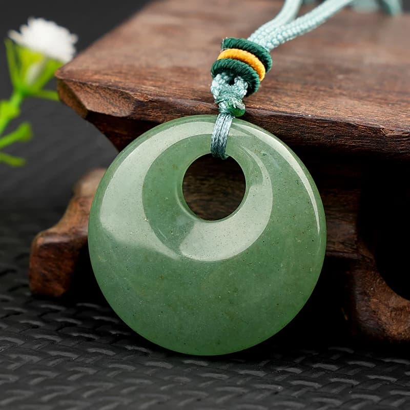1PC Pietra naturale 30mm Ciondolo rotondo Ametista Occhio di tigre Ciondolo in pietra Affascinante Donna Uomo Collana Accessori per gioielli Regalo quotidiano