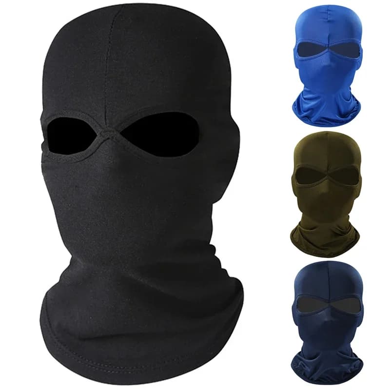 Cappello Balaclava con Copertura Completa del Viso, Maschera Tattica per Forze Speciali, Protezione Solare, Cappello Invernale per Sci e Ciclismo, Maschera Calda per Sport all'Aperto