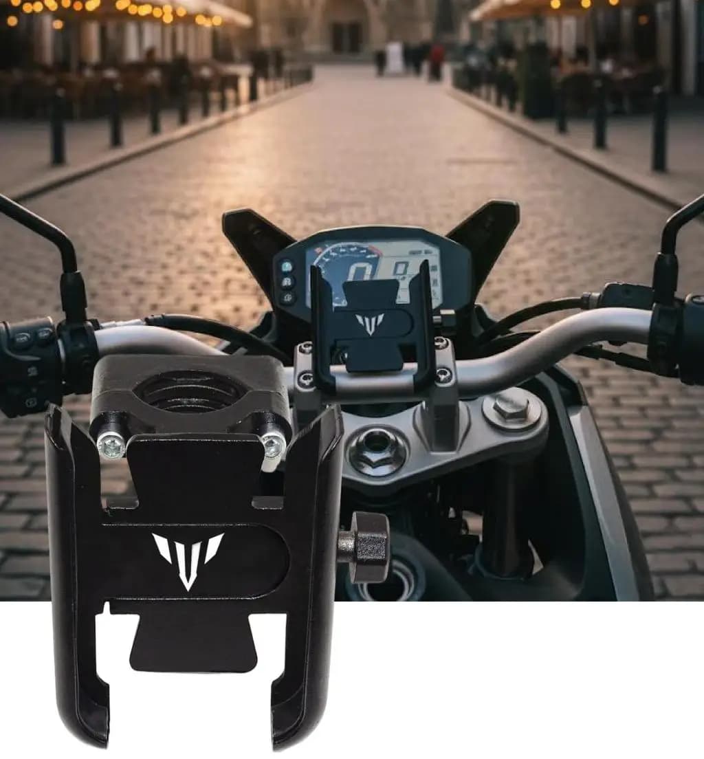 Per YAMAHA MT03 MT07 MT09 MT10 MT25 MT 03 07 09 10 Accessori Moto Manubrio Specchio Telefono GPS Staffa di Supporto