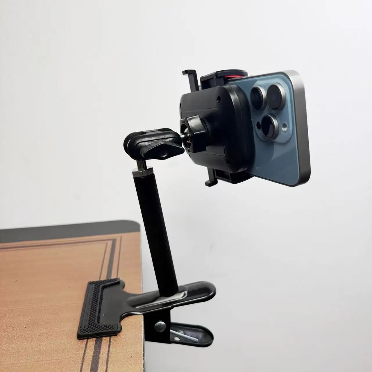 Supporto Girevole a 360 Gradi Antiscivolo per Telefoni e Tablet, Ideale per Streaming Live e Vendita Ambulante