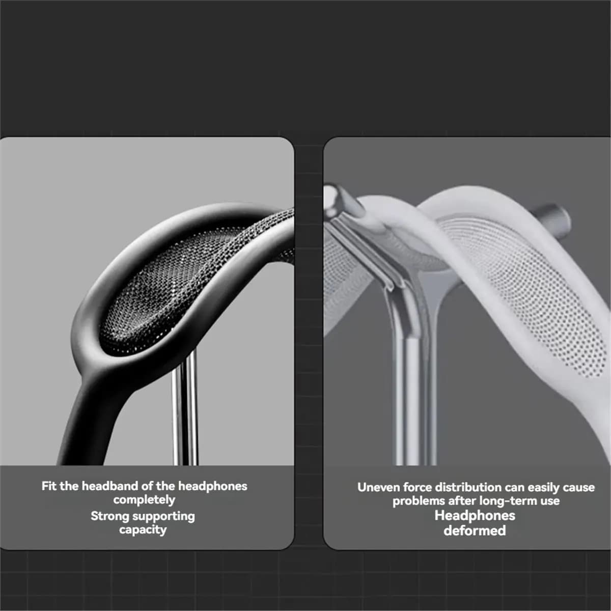 Supporto per Cuffie in Lega di Alluminio OKgood, Stand per Auricolari da Gaming per Airpods Max, Beats, Bose