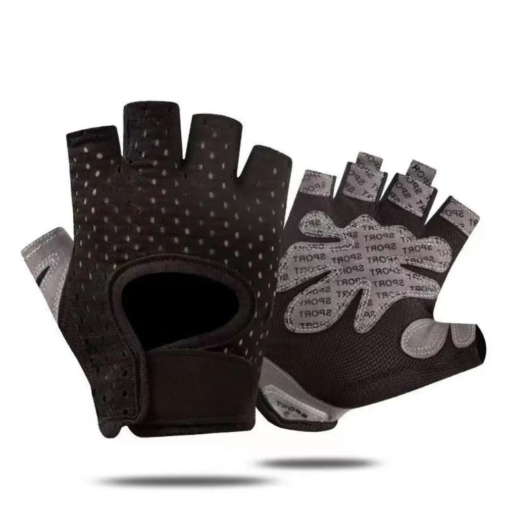 Breathable weight lifting gloves, cycling gloves and motorcycle with open back curve, non-slip, wear-resistant and shock resistant