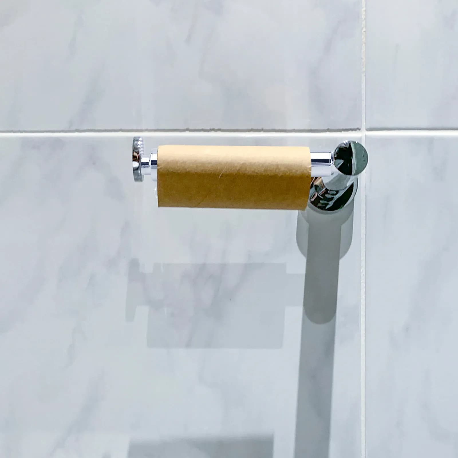 2 Pezzi Portarotolo in Carta in ABS Premium, Asta Flessibile Regolabile 110-165 cm per Uso Domestico, Ristorante e Bagno