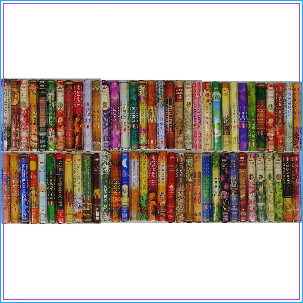 12 Box Variety Pack Incense Sticks – 240 Sticks Total, Long Lasting Fragrance for Meditation, Yoga, Relaxation