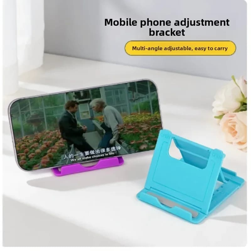 An adjustable desktop phone holder, suitable for tablets, Apple, Samsung, Xiaomi, Huawei, folding universal mobile phone support rack, easy to carry when you go outhit product