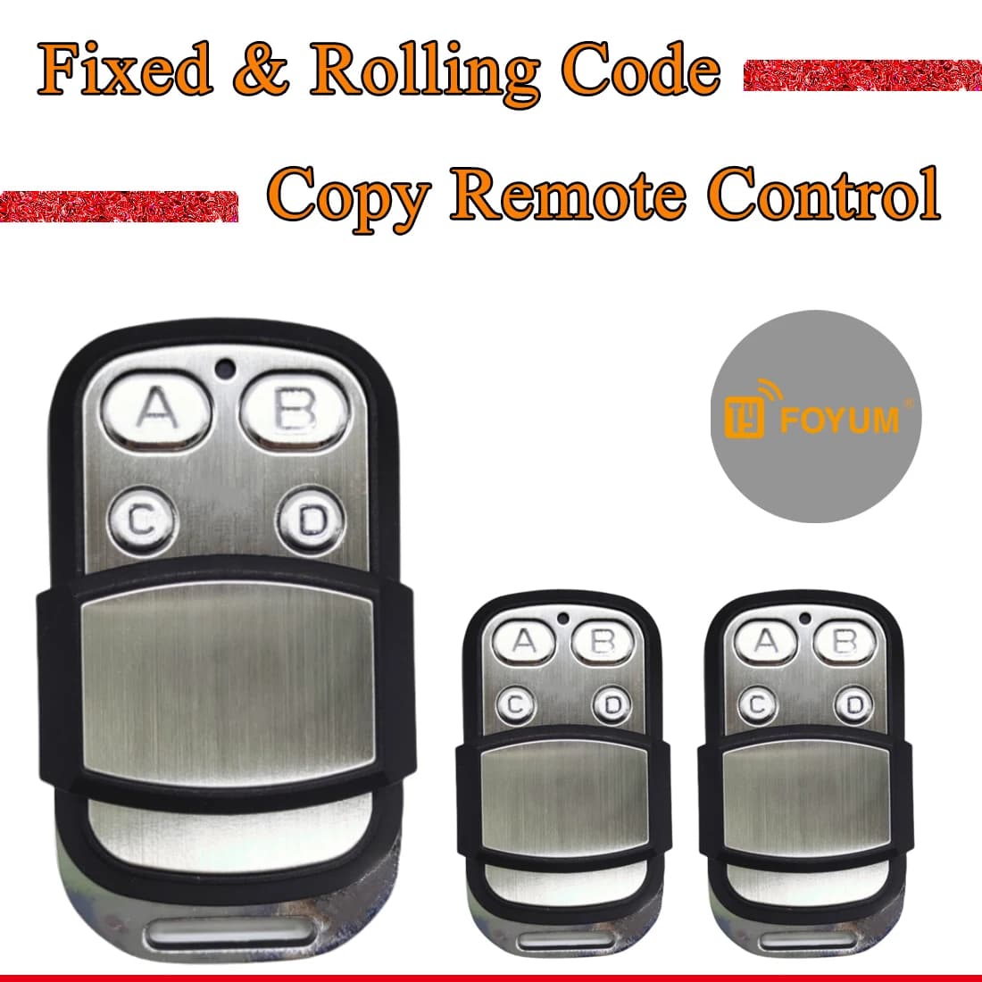 Modello D4 duplicato telecomando porta garage universale per 433,92 mhz Rolling Code Garage comando cancello trasmettitore apri di controllo