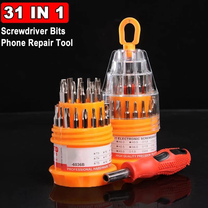 31 in 1 tipo Pagoda cacciavite universale Set Multitool combinazione manuale manutenzione Driver vite Batch riparazione del telefono cellulare