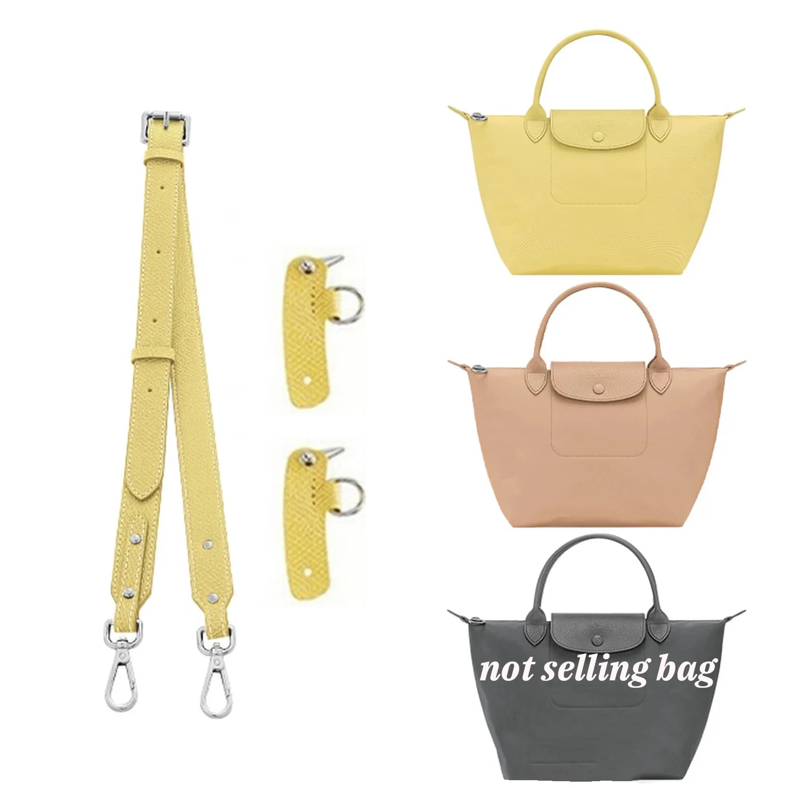 Cowhide Leather Bag Strap For Longchamp S Durable Fashion Without Punching Modification Bag Accessories 2026 NEW COLOR