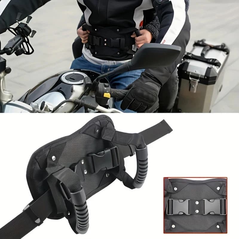 Motorcycle Armrest Motorcycle Rear Seat Passenger Safety Grab Rack Electric Vehicle Rear Seat Waist Safety Armrest