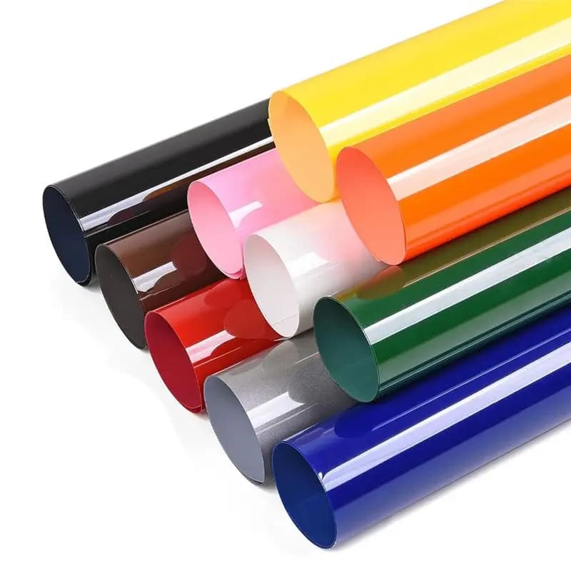 Vinile termoadesivo 3D multifunzione per trasferimento a caldo su magliette, facile da tagliare, rimuovere e trasferire, 10 pezzi