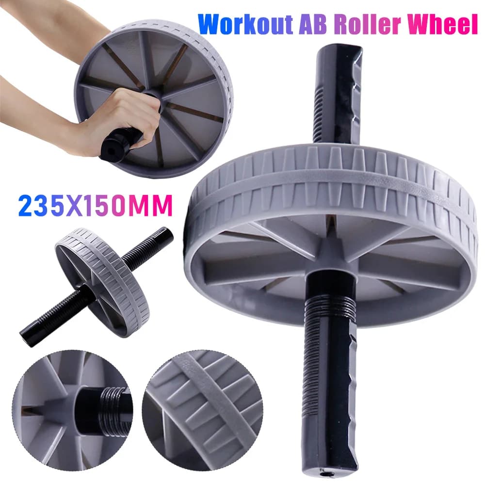 1-5 Pieces Wheel for Abdominal Silent, Non-slip Abdominal Training Tool, Strengthening Muscles for Home Gym