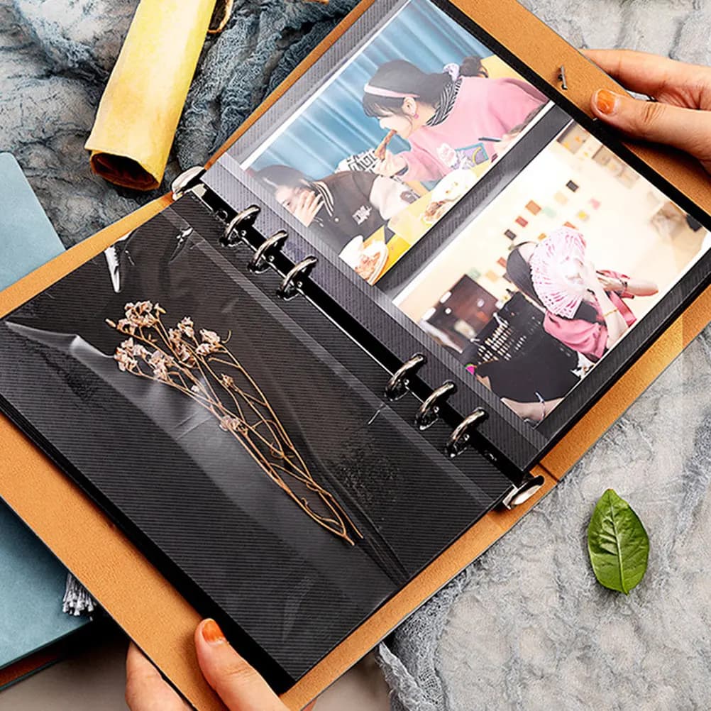 7Pcs A6 Binder Ring Mechanism Metal 6 Ring Loose Leaf Notebook Organizer DIY Planner Binder Accessories Replacement