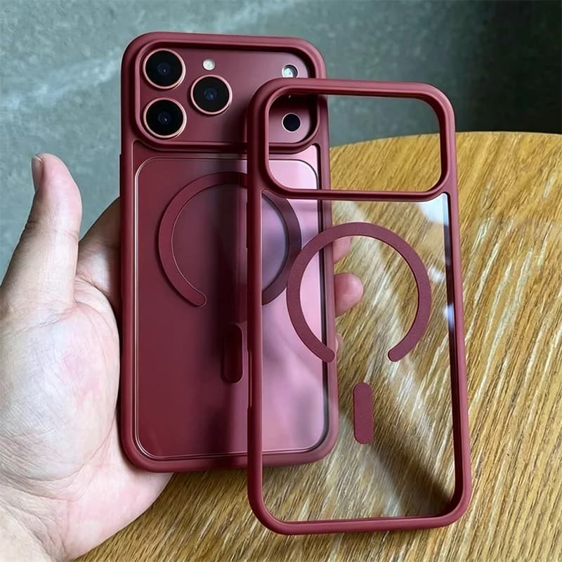Luxury Matte Candy For Magsafe Transparent Phone Case For iPhone 18 17 Pro Max 16 Plus 15 14 13 12 11 17e Magnetic Acrylic Cover