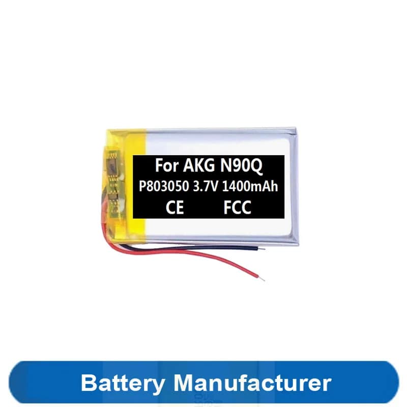 P803050 1400 mAh Battery for AKG N90Q Gaming Headphones