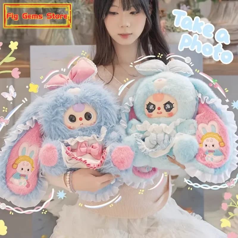 Baby Three Hot Lili Rabbit Town V5 400% Bambola di Peluche Blind Box, Simpatica Bambola Imbottita, Ornamento da Scrivania, Giocattolo per Bambini, Regali a Sorpresa