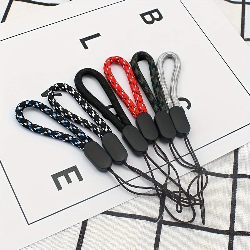 Cordino da polso a mano cordino con impugnatura corta cinturino per cellulare per chiavetta USB portachiavi ID Badge Holder corda da appendere fai da te