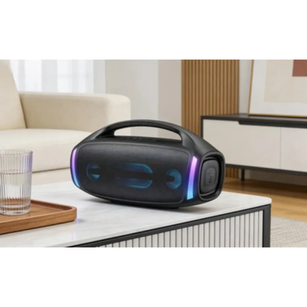Altoparlante Bluetooth Portatile da 200W con Subwoofer, XBass, Luce LED, Bluetooth 5.4, Impermeabile IP67, Spedito dagli USA