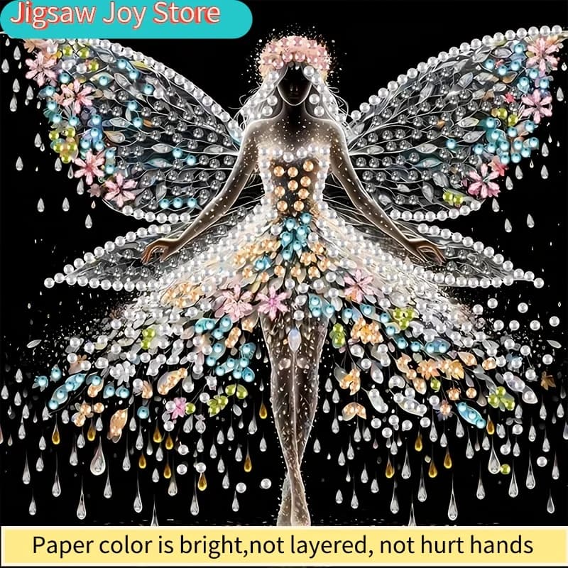 Kit per Pittura Diamante 5D Fai da Te | Ballerina Farfalla | Punte da Trapano in Cristallo di Forma Speciale | Parte di...
