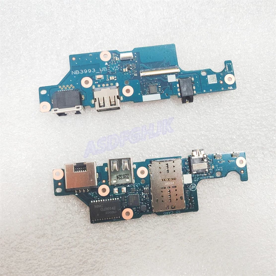 NB3993-UB-V5 Lettore di schede USB per laptop Scheda audio IO LAN RJ45 Funziona perfettamente al 100%