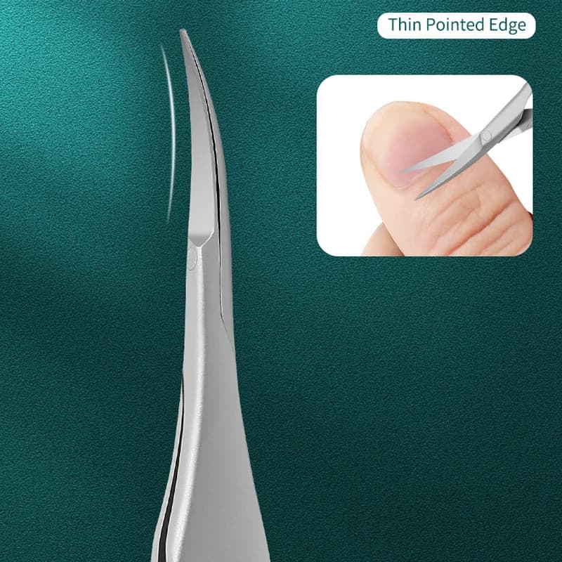 Forbici per Cuticole in Acciaio Inossidabile, Pinze per Rimozione Pelle Morta, Forbici per Manicure, Forbici per Sopracciglia, Strumenti di Bellezza