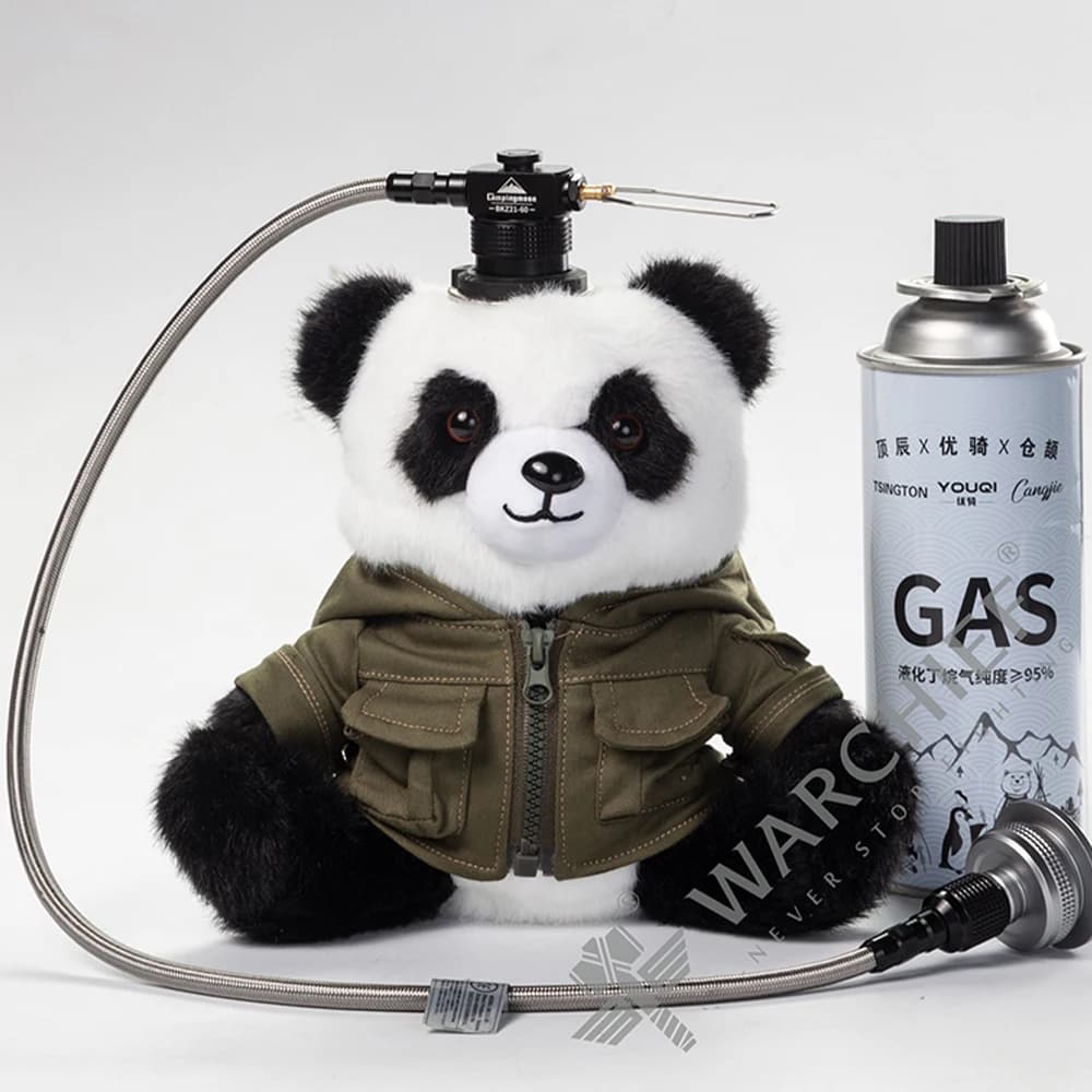 Camping Gas Tank Protective Panda Portable Gas Box For Outdoor Gas Bottle Bag Gas Tank Cover for Gas Tank