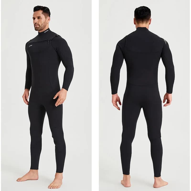 Full Mute 3/2 mm for woman updated CR neoprene with zipper on breast ultra elasticized and warm diving suit kayak surf snorkeling