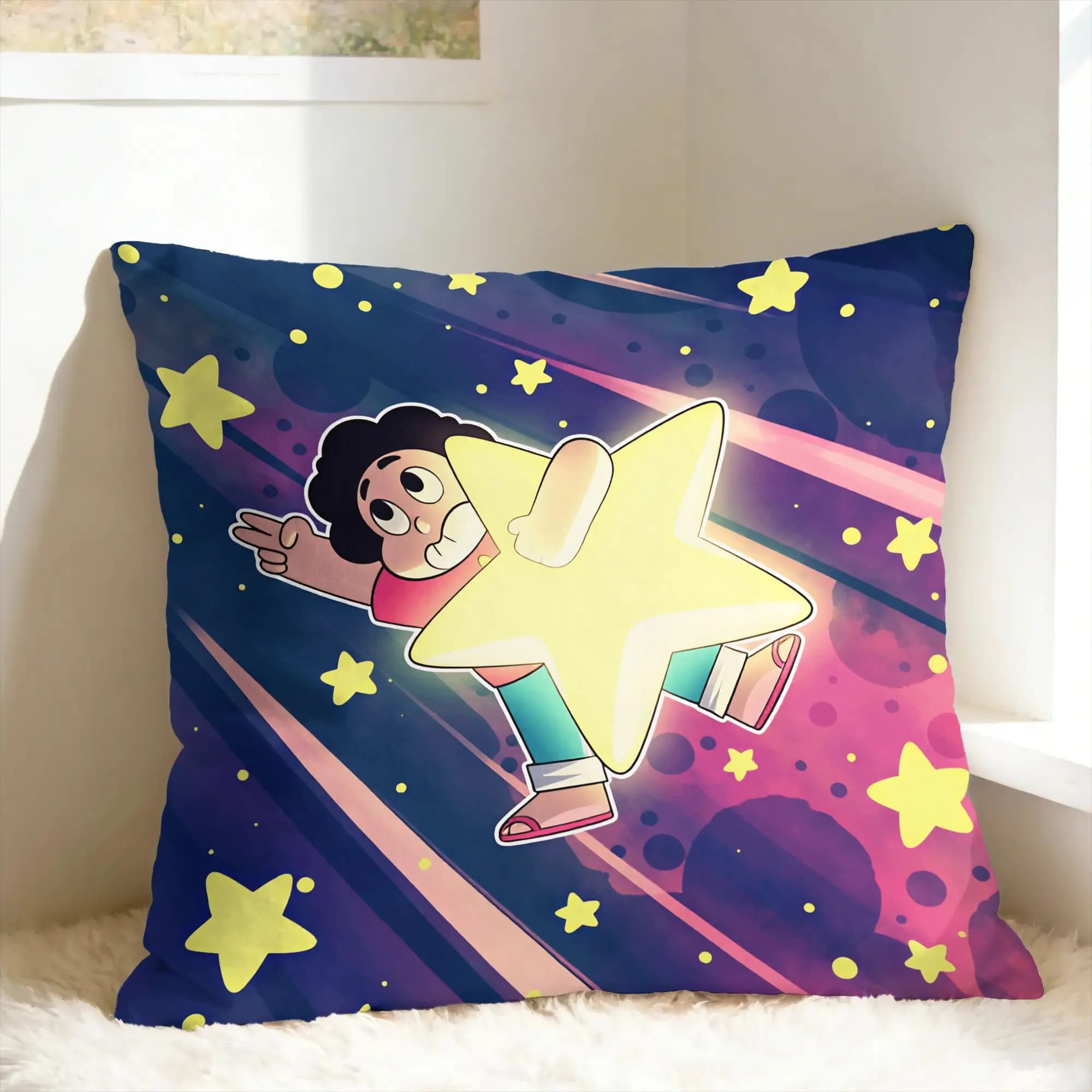 Fodera per cuscino S-Steven Cartoon U-Universe, comoda fodera per cuscino, fodera per cuscino Morden per divano del soggiorno