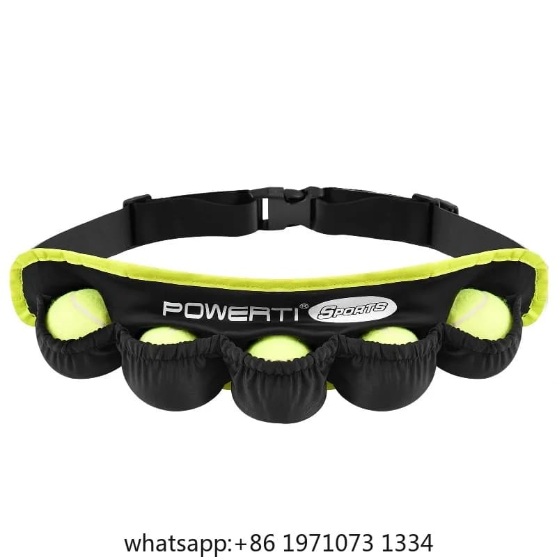 Tennis Ball Band for 5 Tennis Balls Holder Waist Bag Fanny Pack for Running Cycle Walking Jogging tennis ball holder