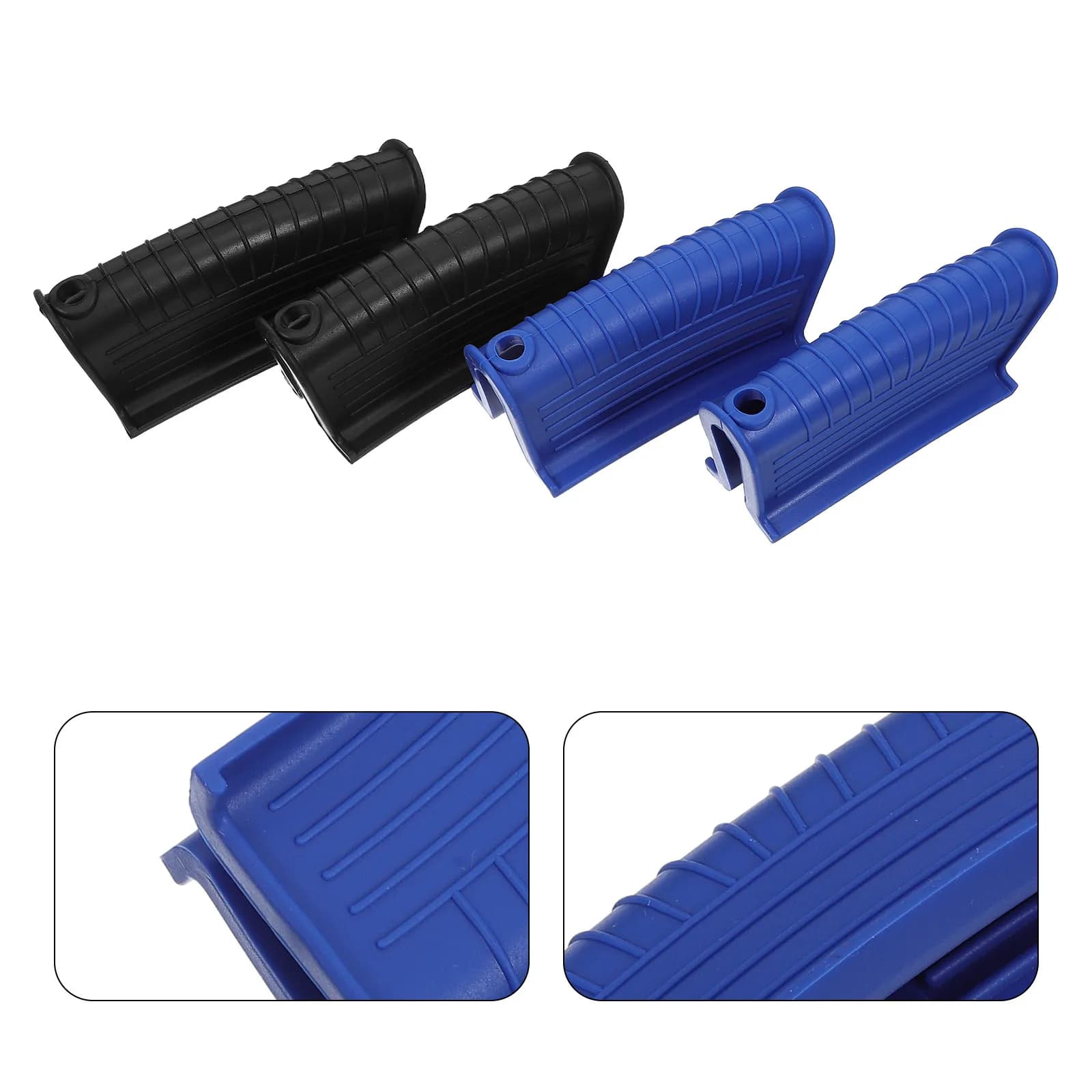 4Pcs Silicone Pot Handle Covers Heat-Resistant Non-Slip Anti-Scalding Cookware Handle Sleeves for Frying Pan Wok Skillet Grip