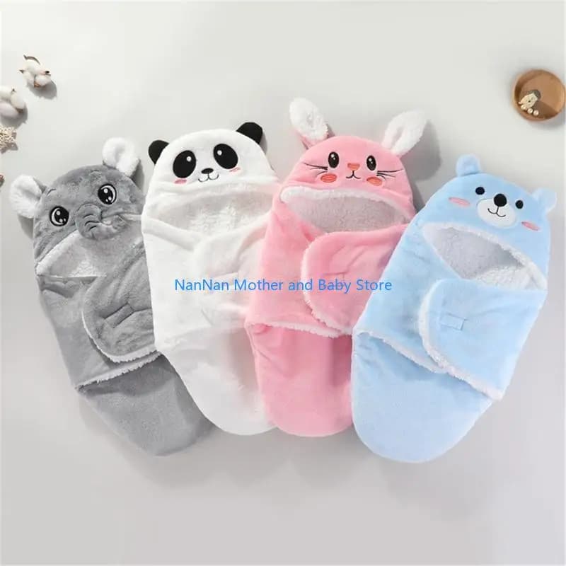 Hot blanket for baby bands, soft and cozy, baby bag, nice envelopes with printed cardboards