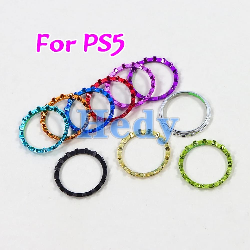 Anelli di accento di ricambio per cromatura da 2 pezzi per accessori per anelli a bilanciere del Controller della maniglia PS5
