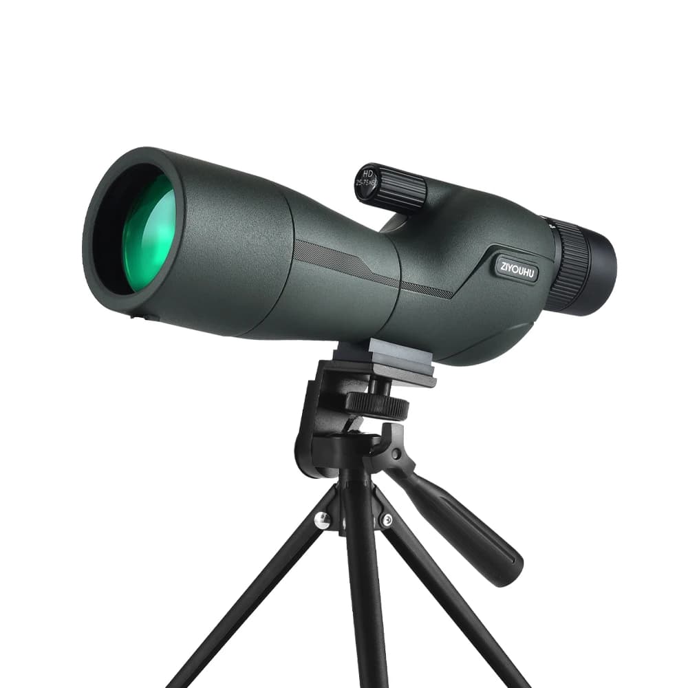 Telescopio Monoculare Zoomabile ZIYOUHU 25-75x60 con Ottica FMC per Campeggio e Osservazione Astronomica