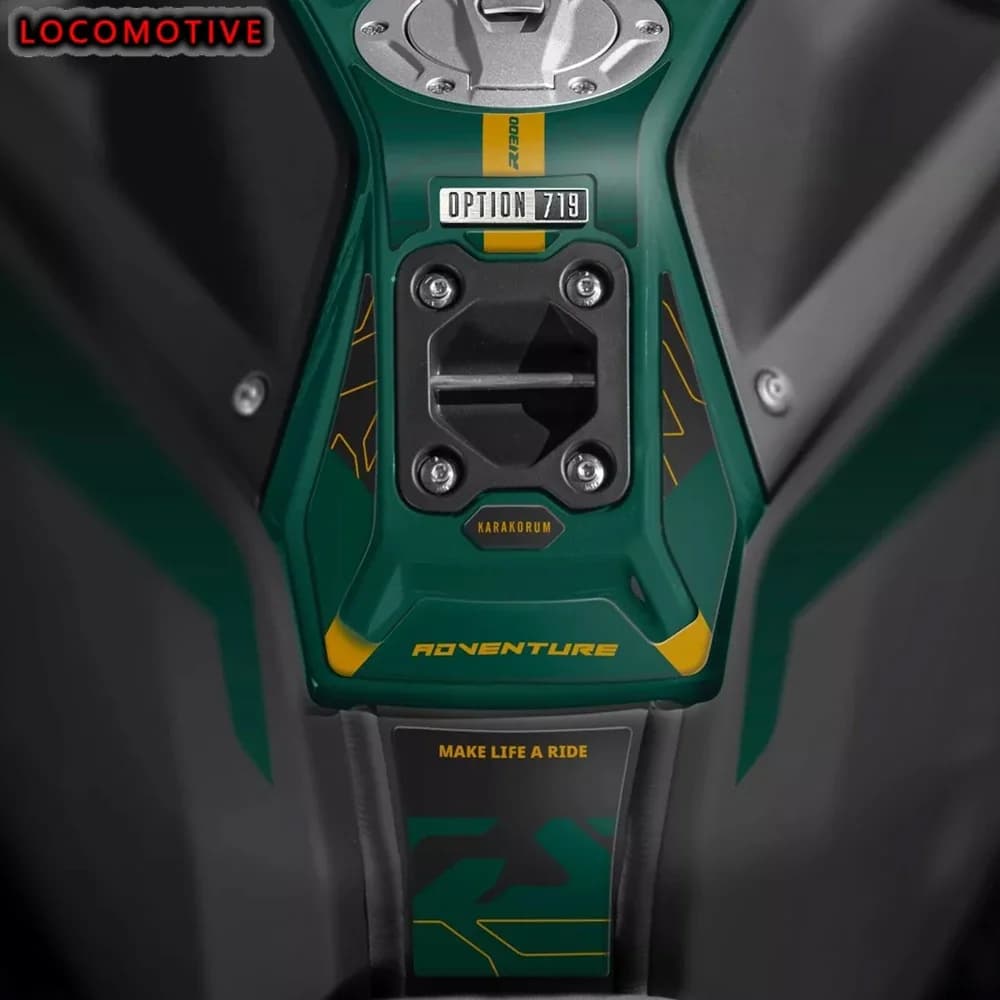 Per R 1300 GS ADV R1300GSADV 2025 2024 Moto Rilievo del Carro Armato Adesivo 3D Protezione In Resina