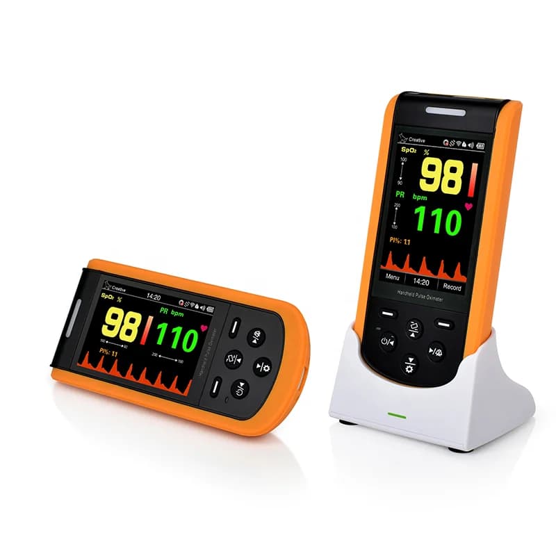 Portable Lepu Pulse Oxymeter Professional for Newborn Children Creative with Rotatable Sensor