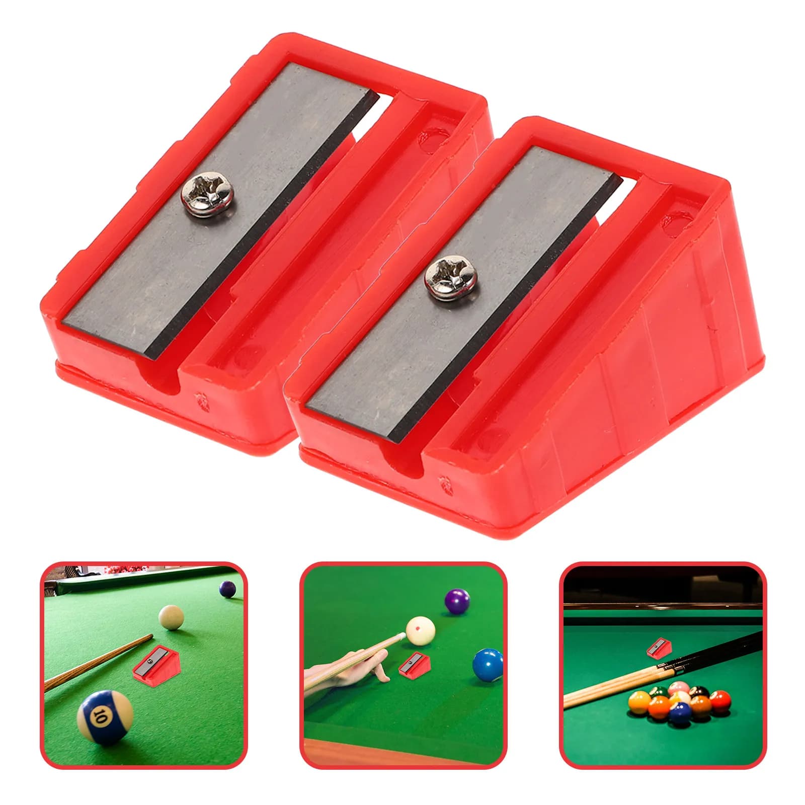 Set di 5 Strumenti Portatili per Riparazione Punte Stecca da Biliardo, Accessori per Manutenzione Punte Stecca da Pool