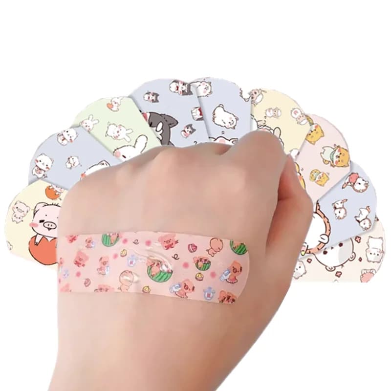 120 Pz/set Cartoon Cerotto Patch Impermeabile Medicazione della Ferita Nastro Bende Adesive Cerotti di Primo Soccorso Kit Di Sopravvivenza Di Emergenza