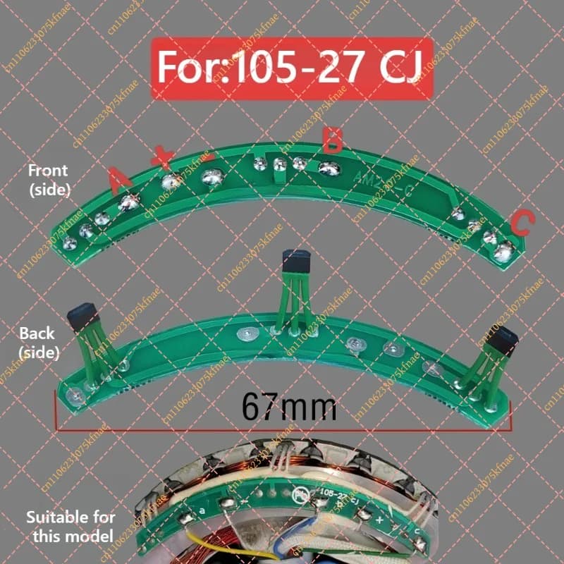 105-27 CJ Motor Hall Effect Sensor, Replacement Part Compatible with Ninebot Electric Scooter