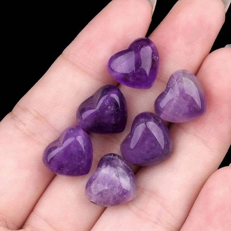 1 pz perline di pietra naturale ciondoli a foro passante a forma di cuore creazione di gioielli collana fai da te orecchini pendenti braccialetto 12x12x8mm