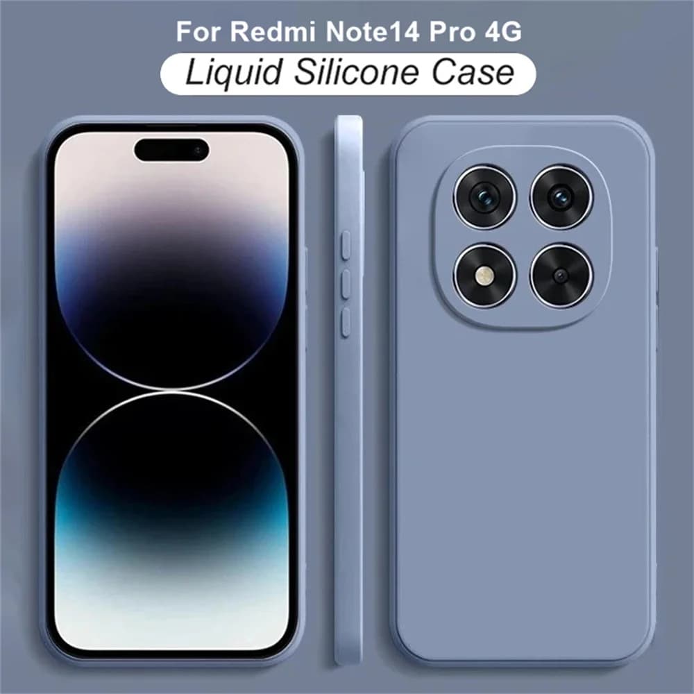 Cover antiurto per Poco X7, custodia originale in silicone liquido per Xiaomi Poco X7, Poco X7 5G, cover posteriore.