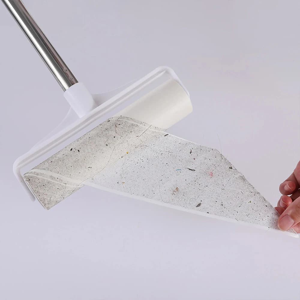 Rullo di ricarica Spazzola appiccicosa Spazzola a rullo per pelucchi Spazzola strappabile Spazzola a strappo Testa Letto Bastone per capelli Polvere Vestiti Carta antipolvere appiccicosa