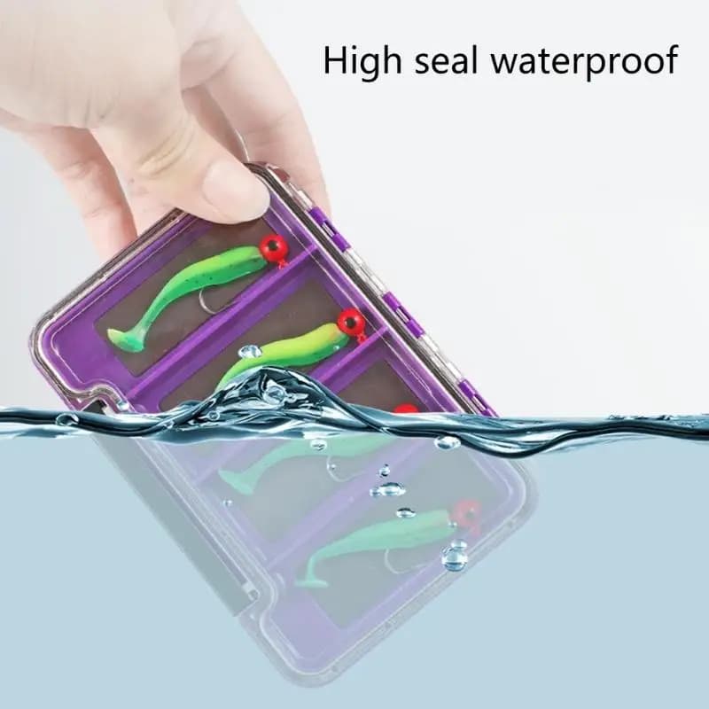652F Shock Resistant Tackle Box for Lures 2 Locking Framework Compartment Top
