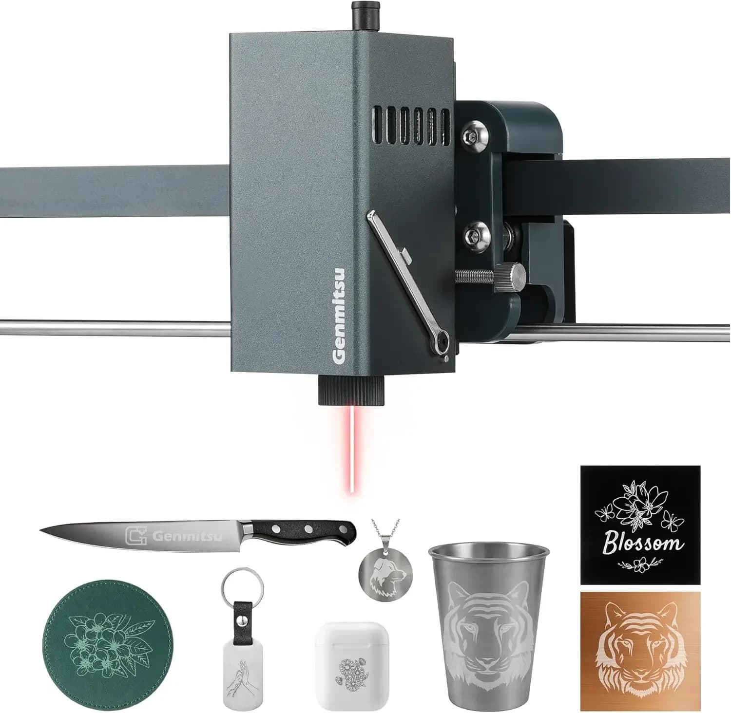 Genmitsu 1064nm Infrared Laser Module for Metal Engraving, Plastic, Acrylic, Accuracy 0.01mm, Laser Head 1W (1000mW) for K Chioschi