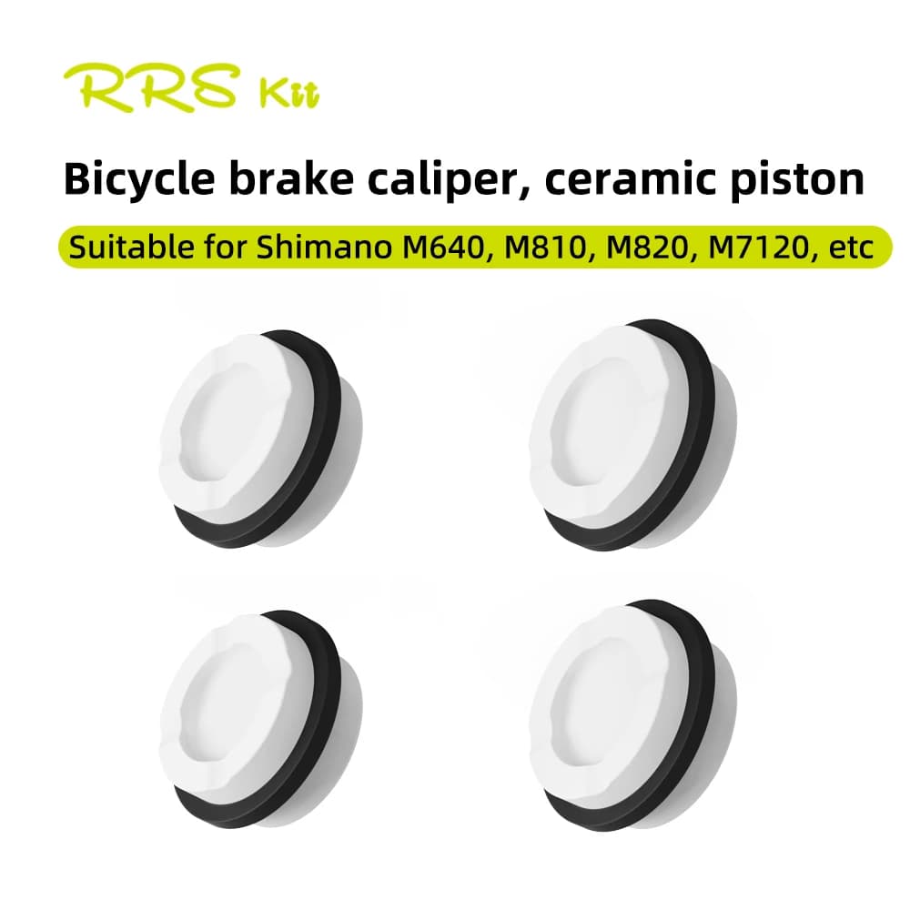 Pistone in ceramica per freno per bicicletta Rrskit per freni per biciclette da montagna Shimano M6120 / 7120 / 8020 / 8120 / 9120/ Saint820