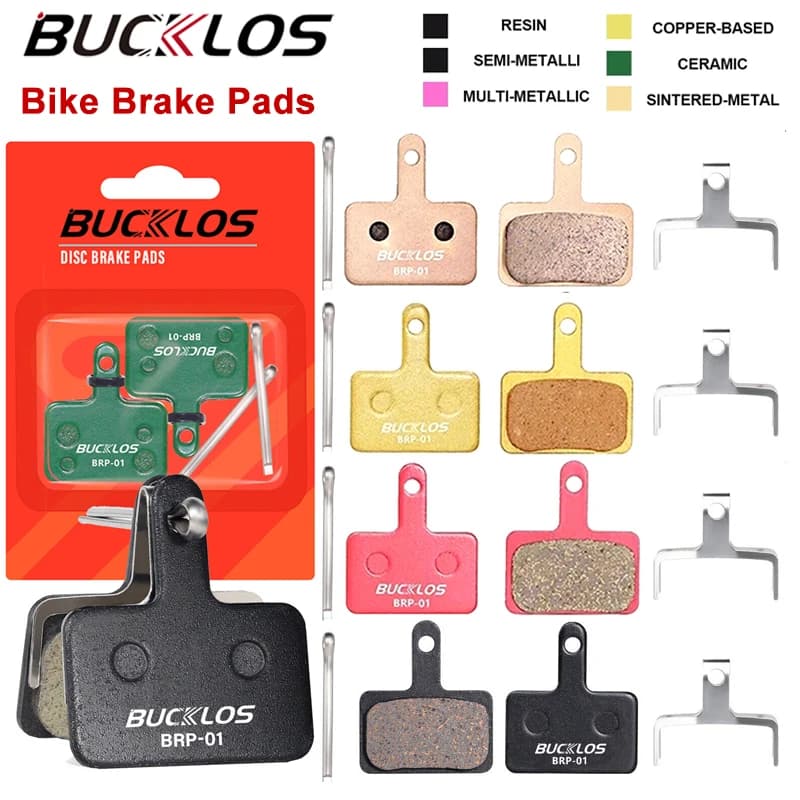 BUCKLOS MTB Pastiglie Freno Bici Mountain Road Bicicletta Pastiglie A Disco Idraulico per SHIMANO MT200 B01S B03S Freno A Disco Ciclismo Parti Della Bici