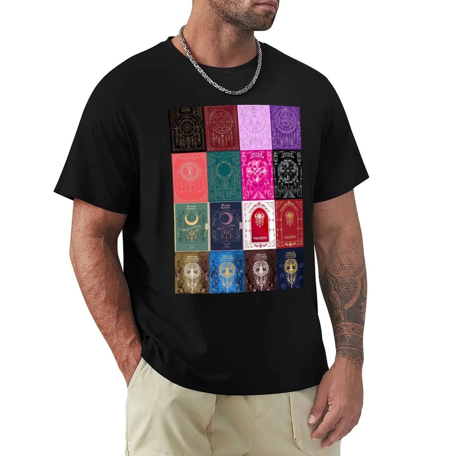Dreamcatcher kpop album collage T-Shirt Basic Solid Color Short Sleeve Cotton Top