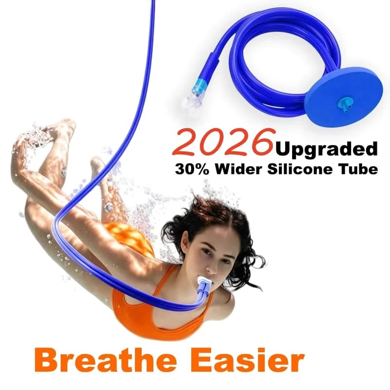 1M 2M 3M 4M Adult Full Dry Respirator Diving Swimming Equipment Breathing Tube Diving Suit Men Women Swim Training Snorkel Tube