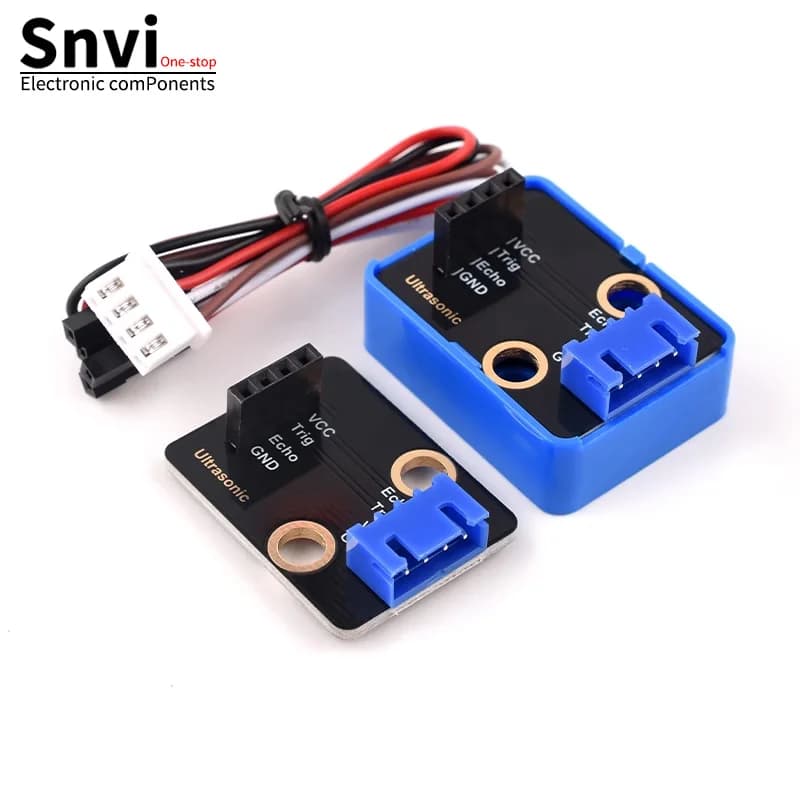 Modulo scheda adattatore ad ultrasuoni HC-SR04 sensore per evitare ostacoli auto intelligente compatibile con i blocchi Arduino