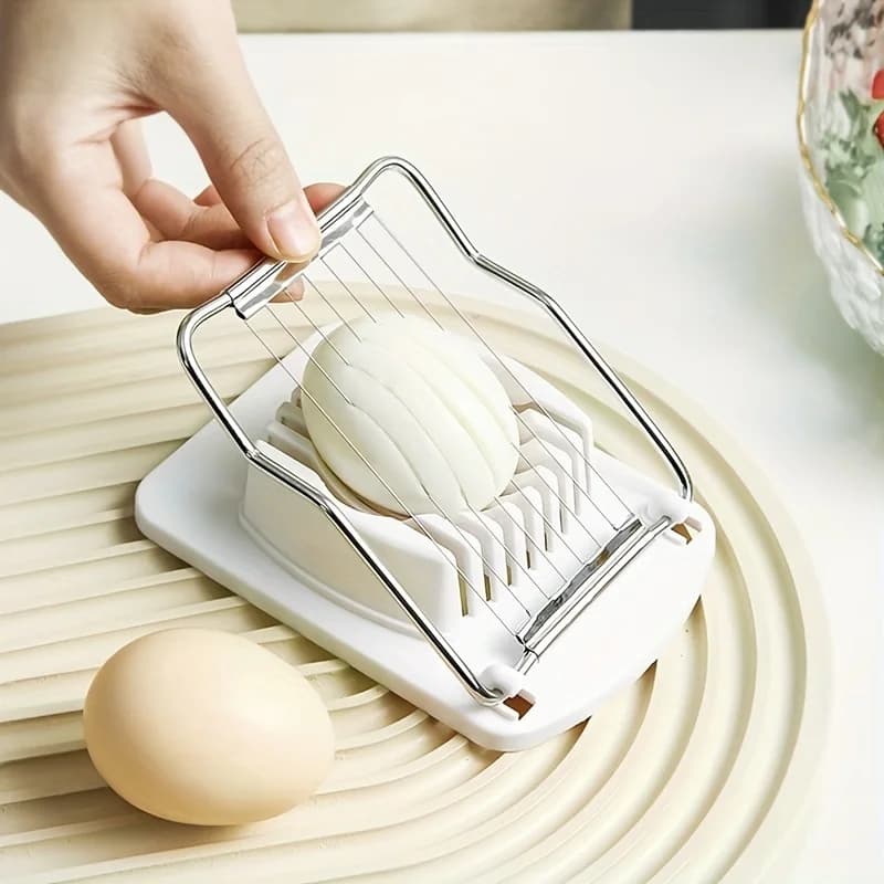 Household Multi Functional Stainless Steel Egg Slicer Soft Food Cutter Home Kitchen Cutting Tool Eggs Separator