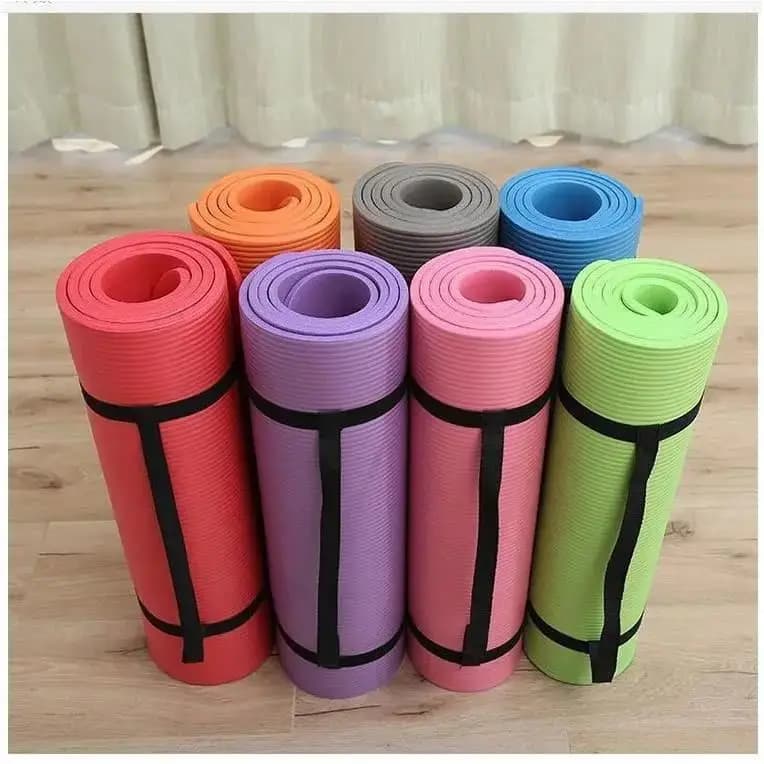Non-slip Thiened yoga mat or noise reduction, fitness mat for men and women, floor mat for dance and yoga exercises